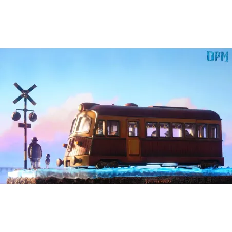 Spirited Away Miyazaki Desktop Series 011 Sea Train OPM Studio
