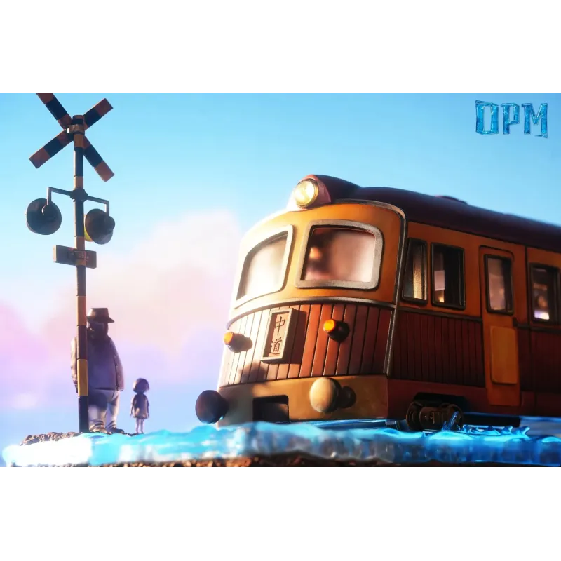 Spirited Away Miyazaki Desktop Series 011 Sea Train OPM Studio