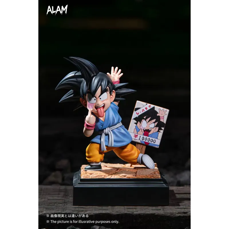 Dragon Ball GT Wanted Grimace Goku Alam Studio