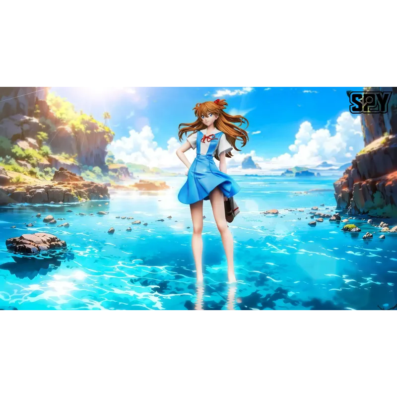 Neon Genesis Evangelion Asuka Langley School Uniform SPY Studio