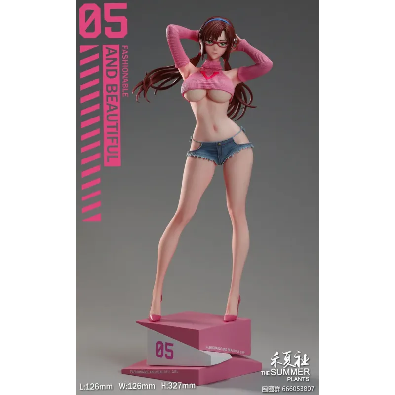 Neon Genesis Evangelion Mari Makinami The Summer Plants Studio