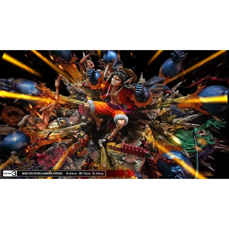 One Piece Luffy Roc Gatling More Fun Studio & Monkey D Studio