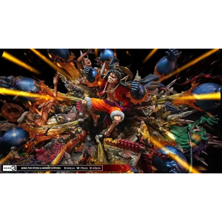 One Piece Luffy Roc Gatling More Fun Studio & Monkey D Studio