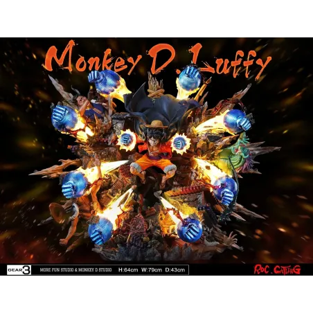 One Piece Luffy Roc Gatling More Fun Studio & Monkey D Studio