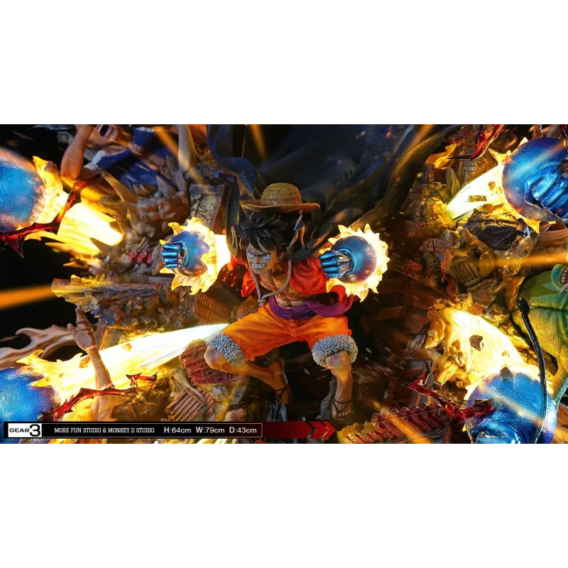 One Piece Luffy Roc Gatling More Fun Studio & Monkey D Studio