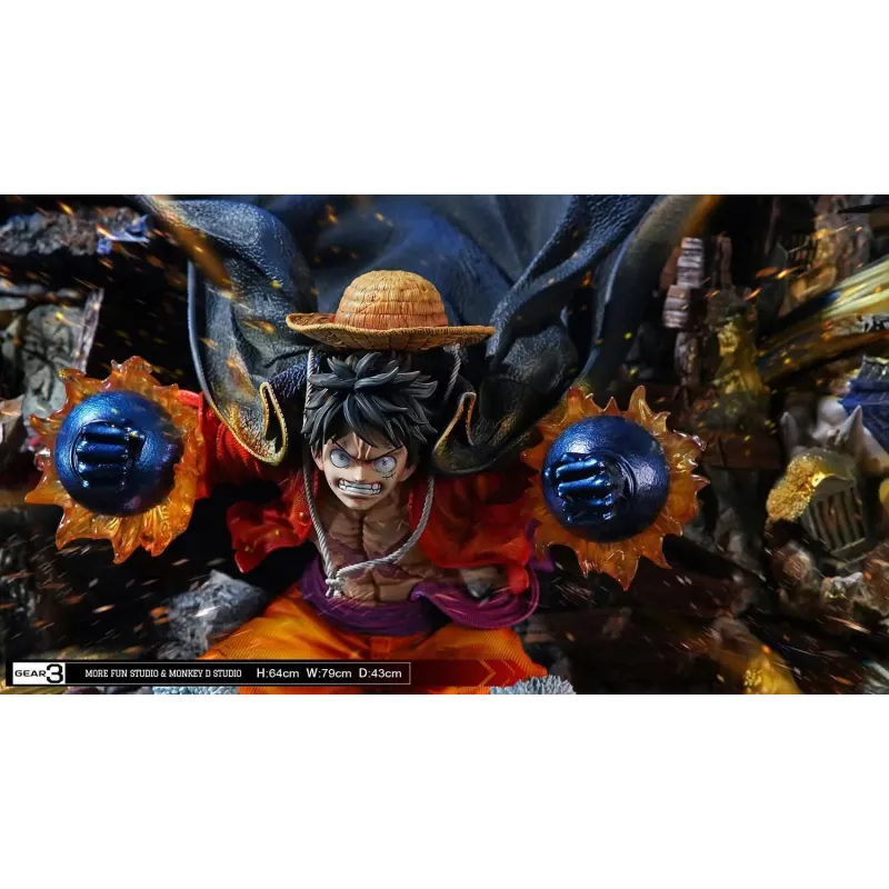 One Piece Luffy Roc Gatling More Fun Studio & Monkey D Studio