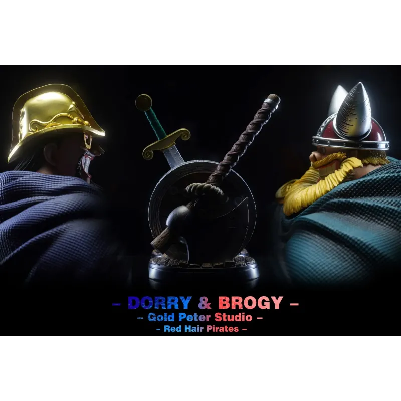 One Piece Red Hair Pirates Dorry x Brogy Gold Peter Studio