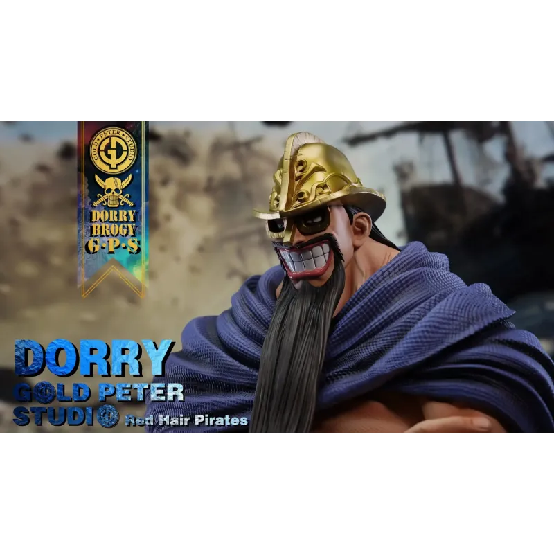 One Piece Red Hair Pirates Dorry x Brogy Gold Peter Studio
