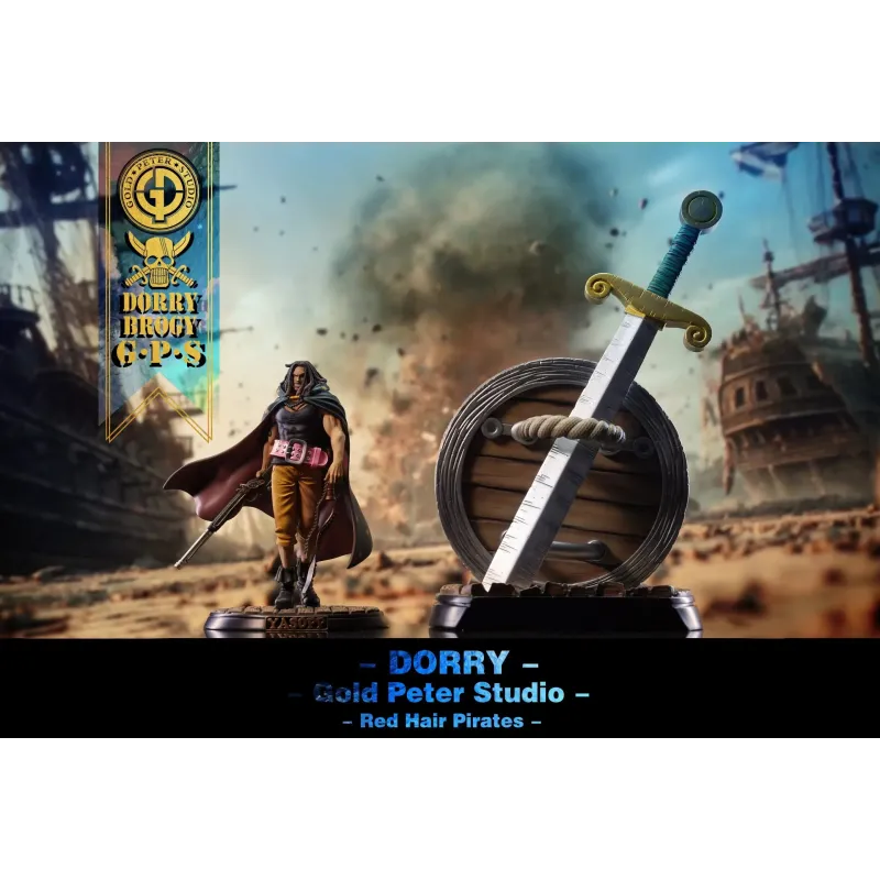 One Piece Red Hair Pirates Dorry x Brogy Gold Peter Studio