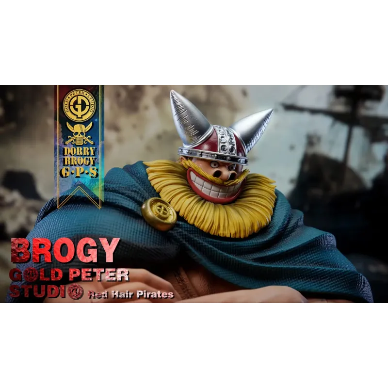 One Piece Red Hair Pirates Dorry x Brogy Gold Peter Studio