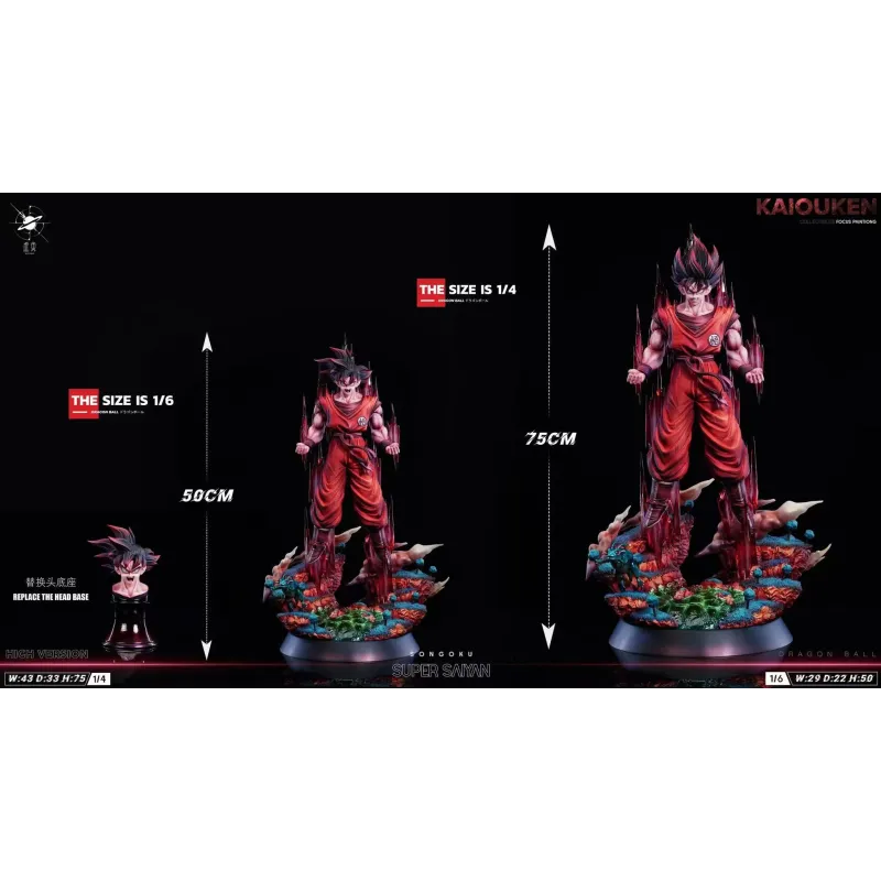 Dragon Ball Z Goku Kaioken Virtual Realm Studio