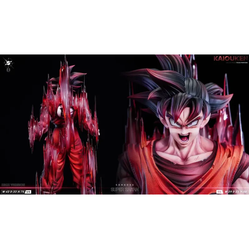 Dragon Ball Z Goku Kaioken Virtual Realm Studio