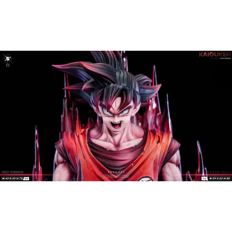 Dragon Ball Z Goku Kaioken Virtual Realm Studio