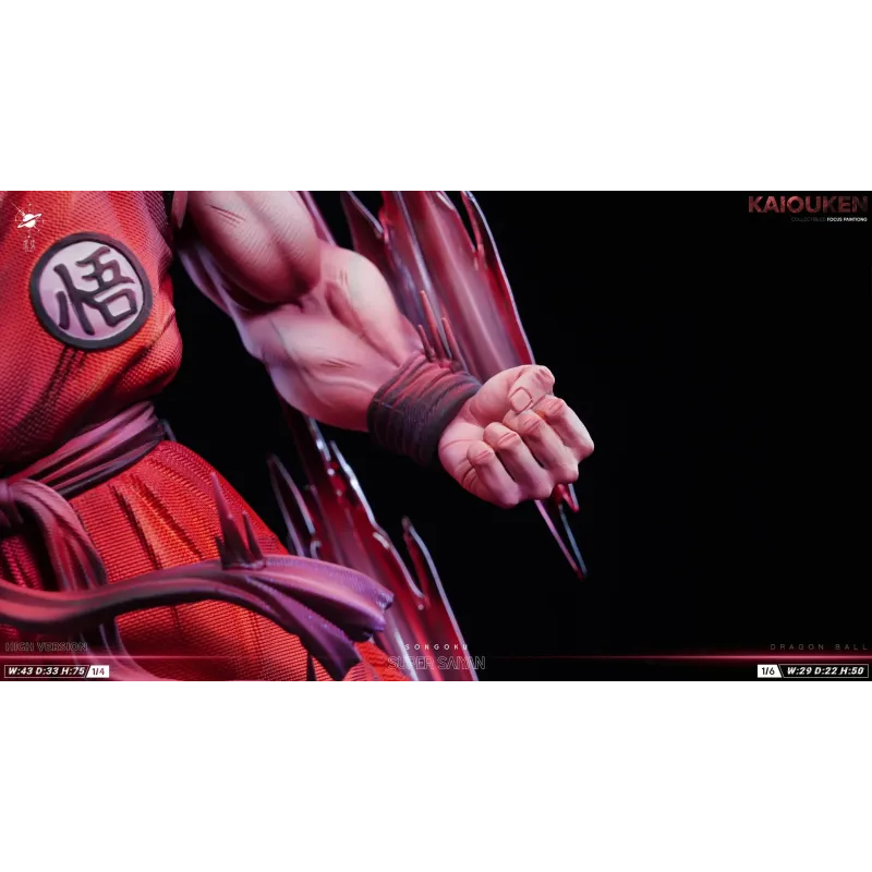 Dragon Ball Z Goku Kaioken Virtual Realm Studio
