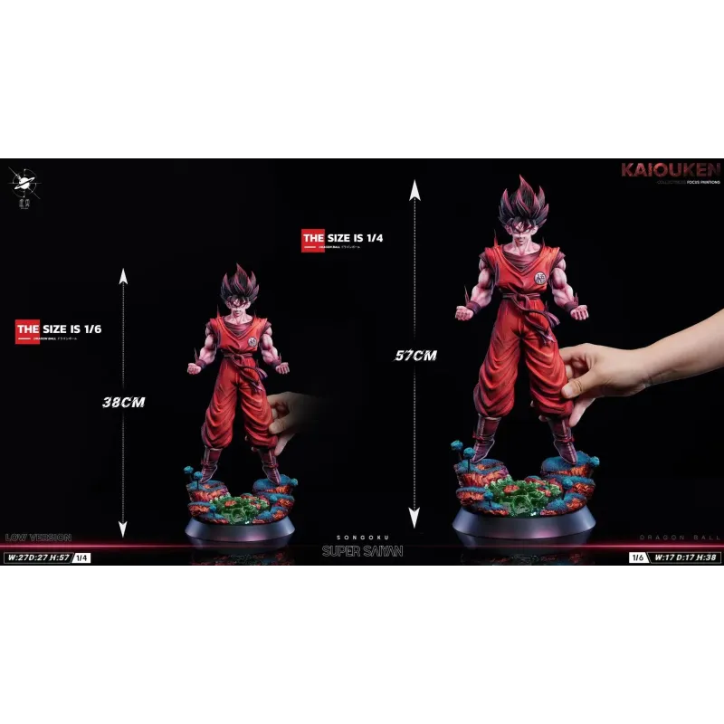 Dragon Ball Z Goku Kaioken Virtual Realm Studio