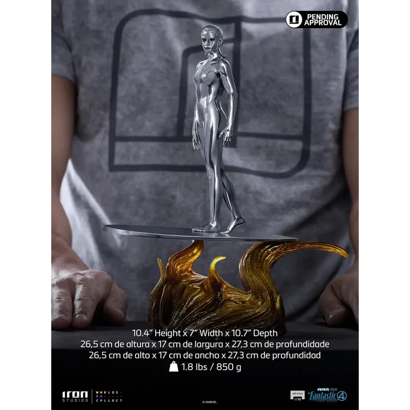Marvel The Fantastic Four Silver Surfer Iron Studios