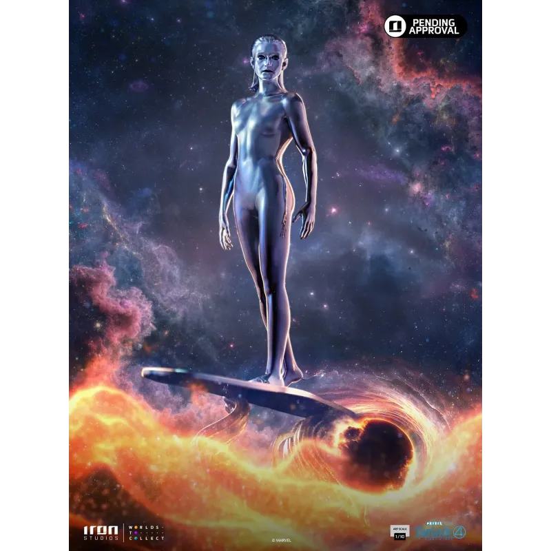 Marvel The Fantastic Four Silver Surfer Iron Studios
