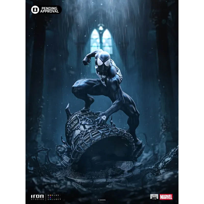 Marvel Spider-Man Black Costume Iron Studios
