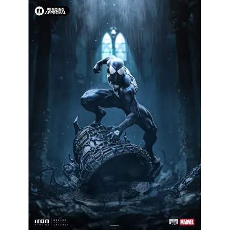 Marvel Spider-Man Black Costume Iron Studios