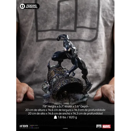 Marvel Spider-Man Black Costume Iron Studios
