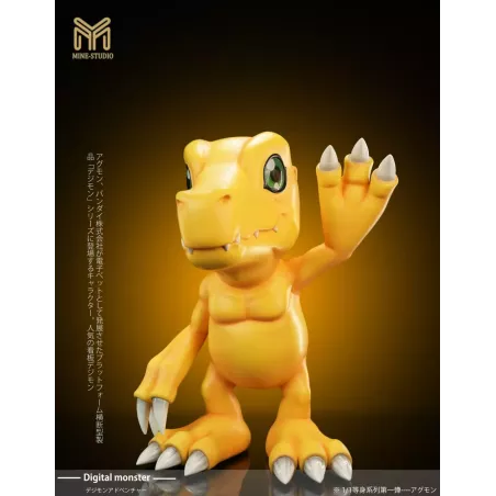 Digimon Agumon & Tailmon & Plotmon Mine Studio