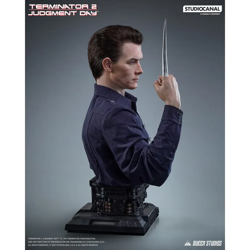 Terminator 2 T-1000 Bust Queen Studios