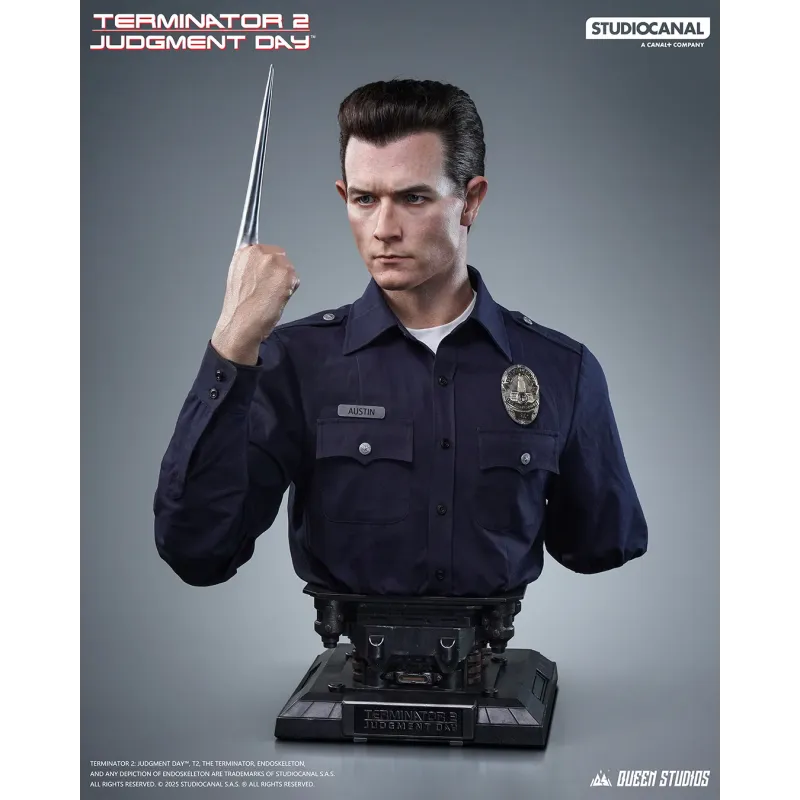 Terminator 2 T-1000 Bust Queen Studios