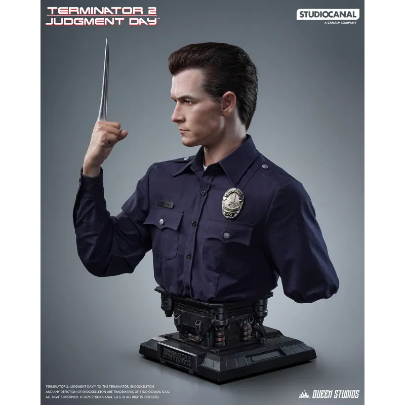 Terminator 2 T-1000 Bust Queen Studios