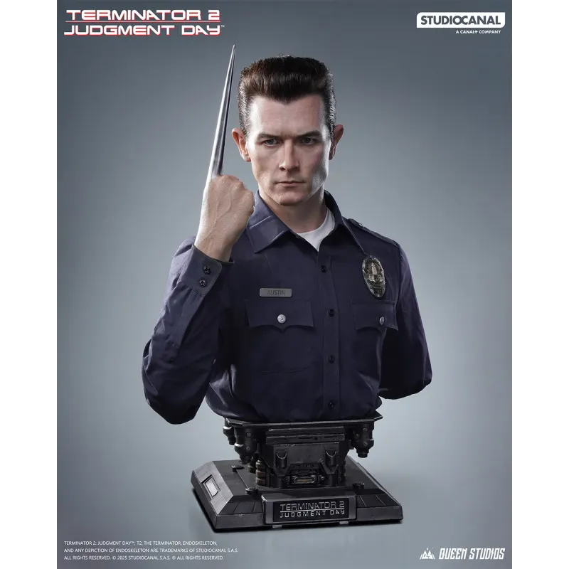 Terminator 2 T-1000 Bust Queen Studios