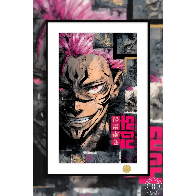 Jujutsu Kaisen Ryomen Sukuna Decorative Painting H-TWO