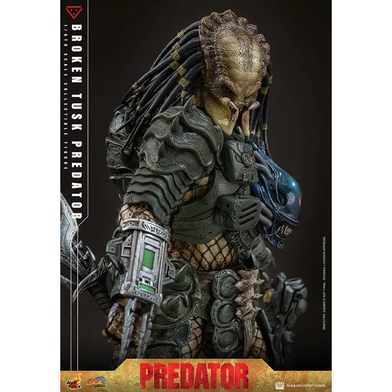 Predator Broken Tusk Hot Toys - Epic Collectible Figure