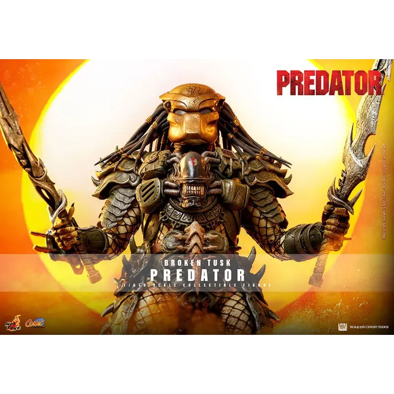 Predator Broken Tusk Hot Toys - Epic Collectible Figure