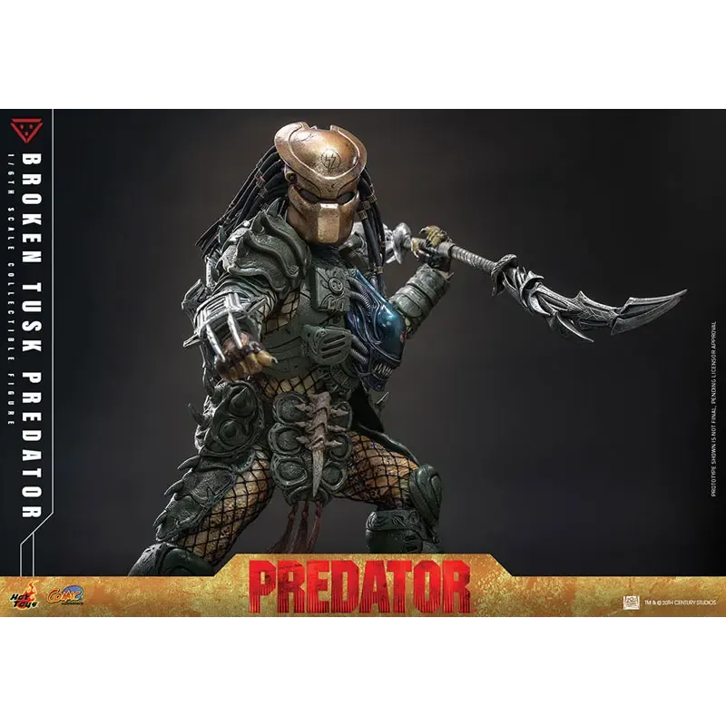 Predator Broken Tusk Hot Toys - Epic Collectible Figure
