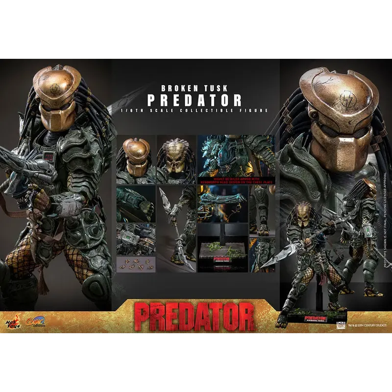 Predator Broken Tusk Hot Toys - Epic Collectible Figure