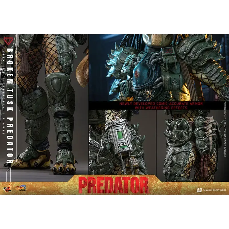 Predator Broken Tusk Hot Toys - Epic Collectible Figure