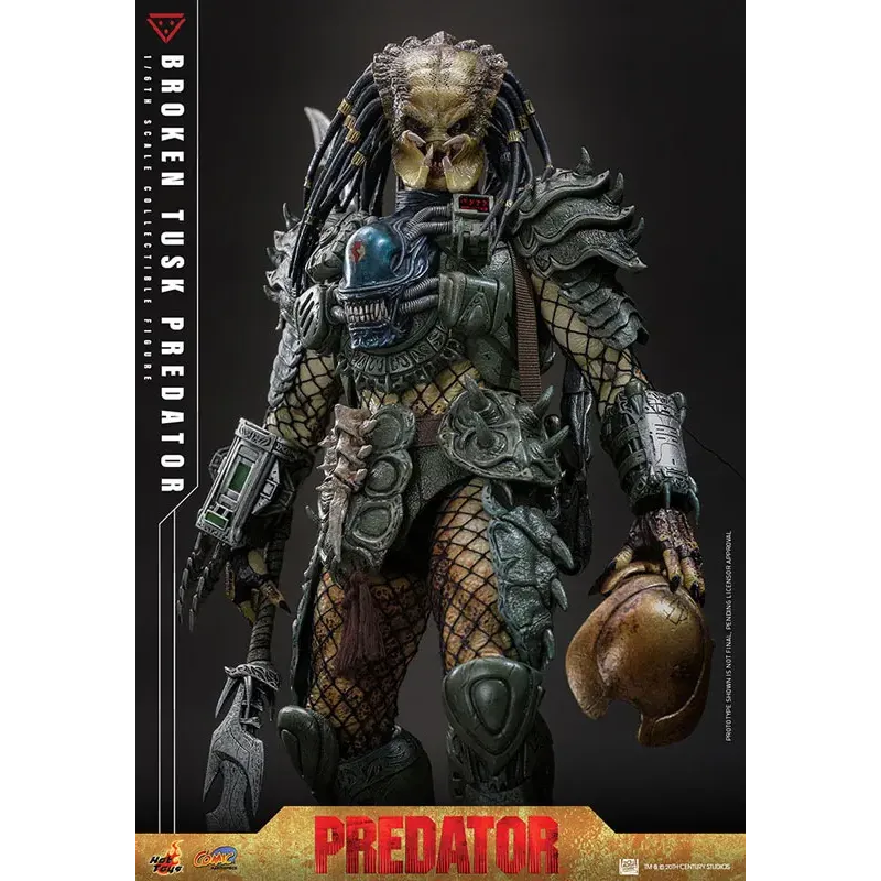 Predator Broken Tusk Hot Toys - Epic Collectible Figure