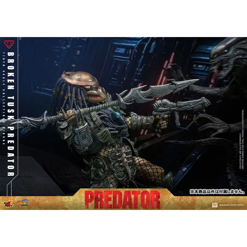 Predator Broken Tusk Hot Toys - Epic Collectible Figure