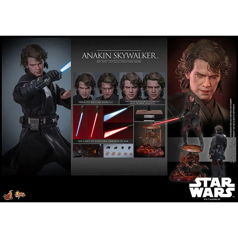 Star Wars Anakin Skywalker HOTTOYS MMS839 - Movie Masterpiece
