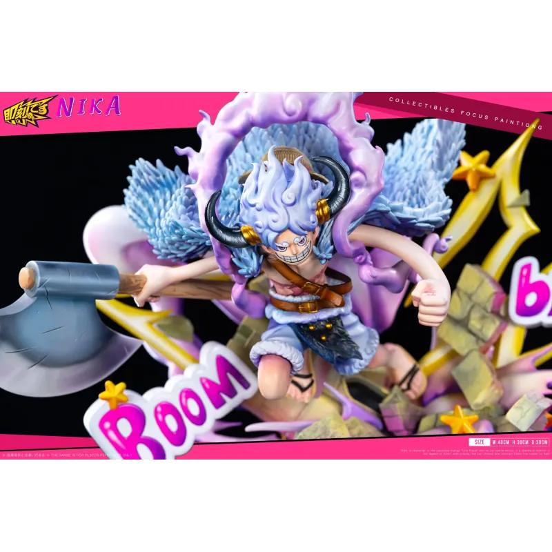 One Piece Nika Luffy Ji Ke Studio - Figurine de Collection Unique