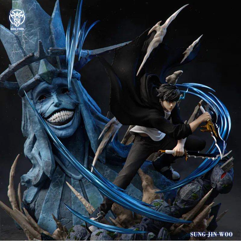 Mask Studio Sung Jin-woo vs Divine Statue Boss with LED