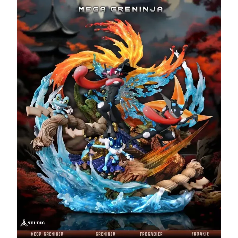 Pokemon Mega Greninja Water Shuriken 666 Studio
