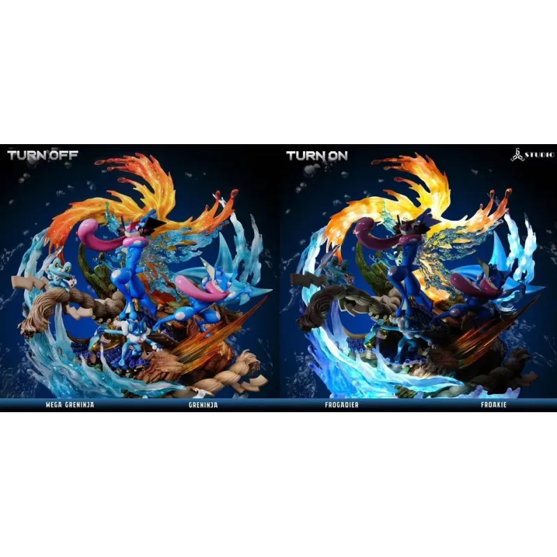 Pokemon Mega Greninja Water Shuriken 666 Studio