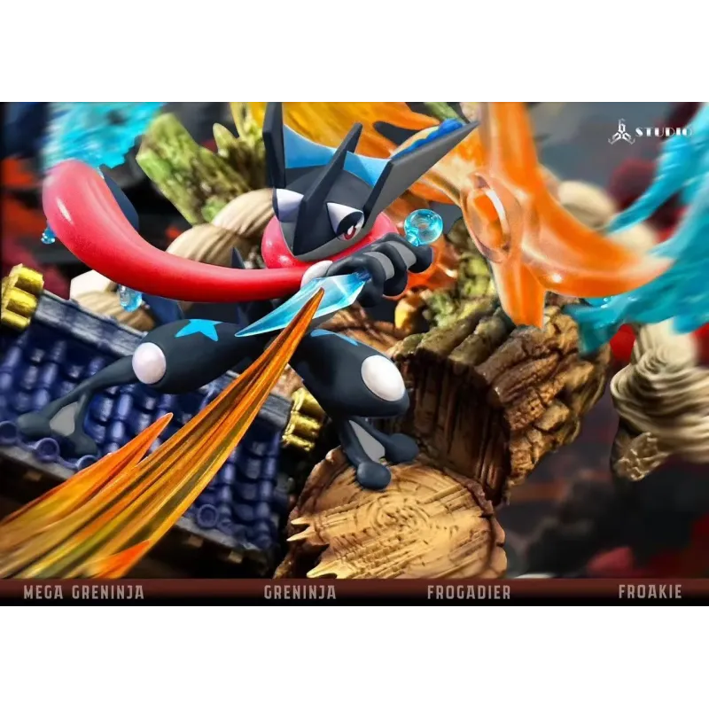 Pokemon Mega Greninja Water Shuriken 666 Studio