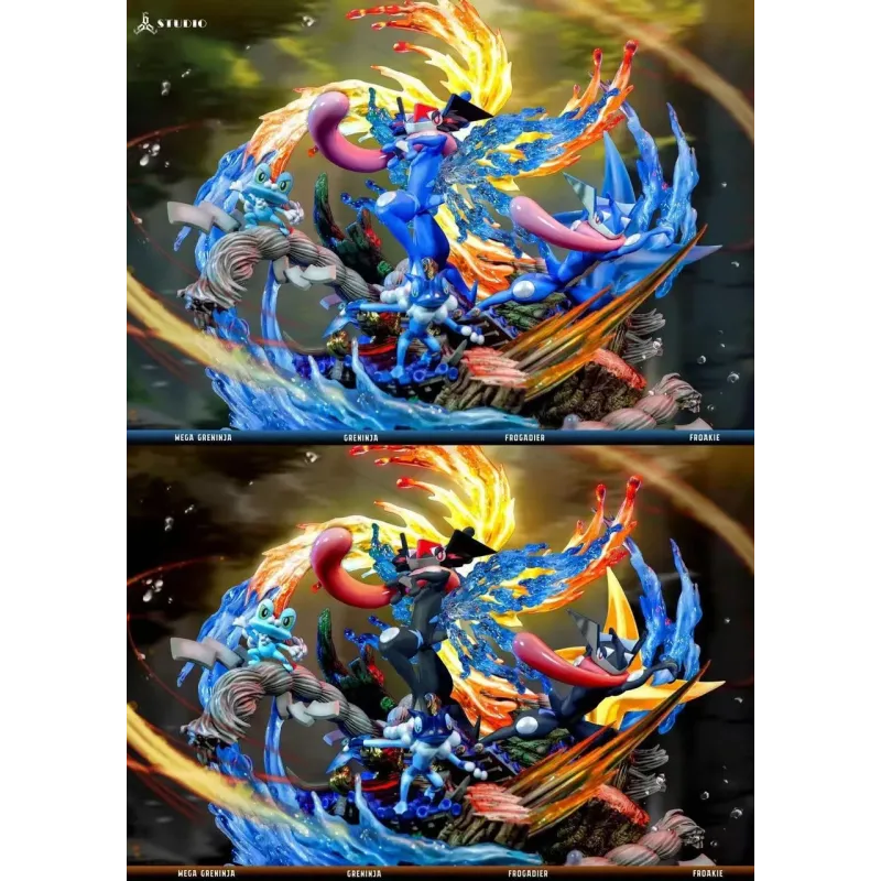 Pokemon Mega Greninja Water Shuriken 666 Studio