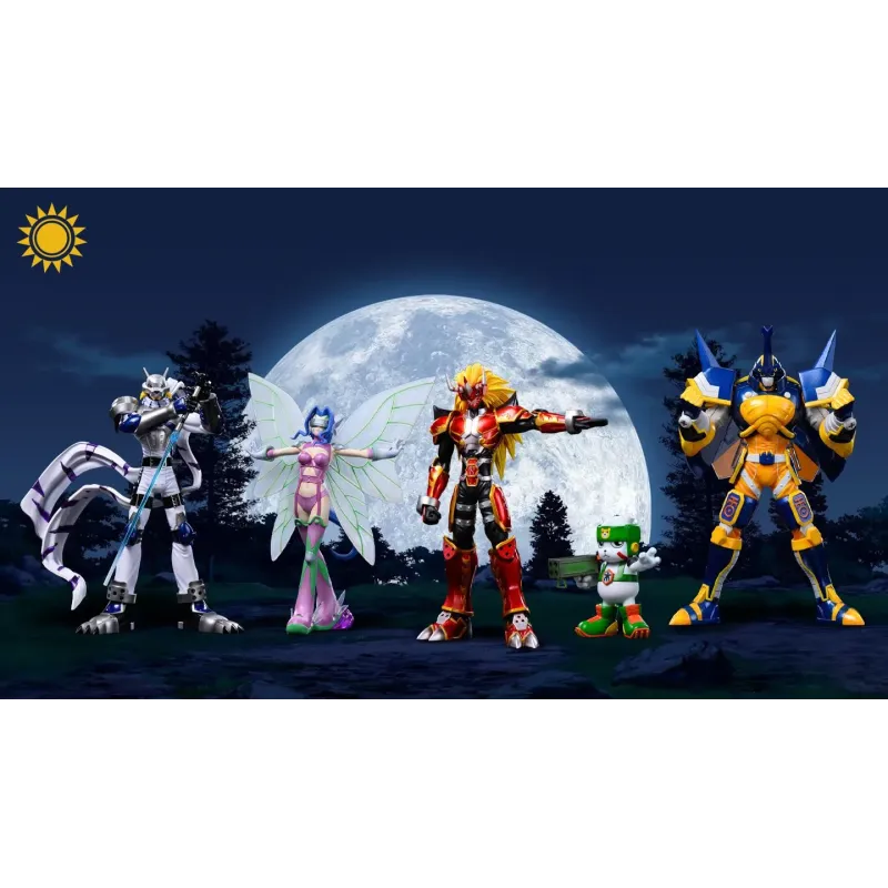 Digimon Agnimon x Wolfmon x Blitzmon x Fairymon x Chackmon Sun Toys Studio