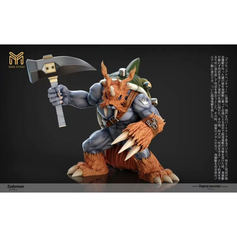 Digimon Zudomon Mine Studio