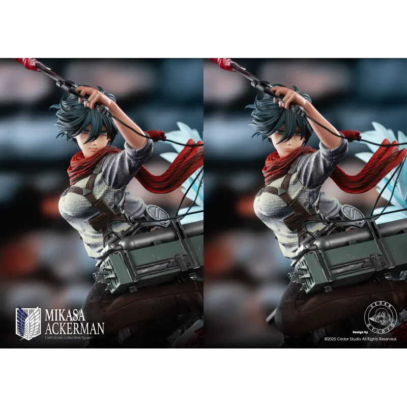 Attack on Titan Mikasa Ackerman Cedar Studio
