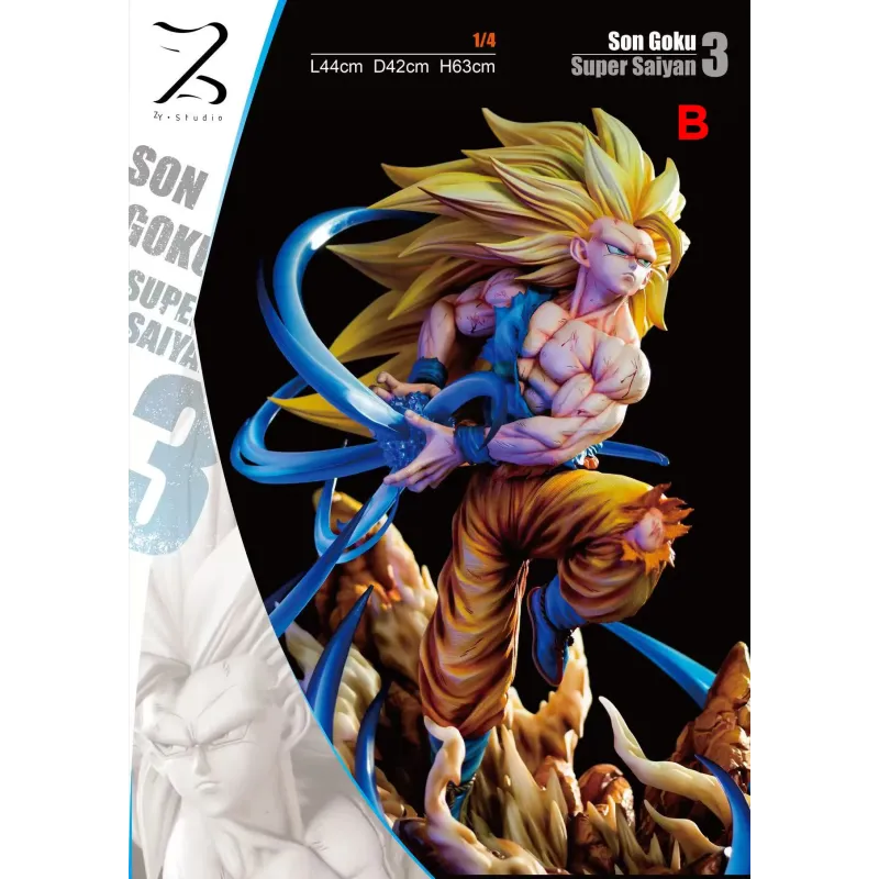 Dragon Ball Z Goku SSJ3 Kamehameha ZY Studio X Poker Monster Studio