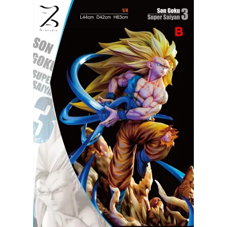 Dragon Ball Z Goku SSJ3 Kamehameha ZY Studio X Poker Monster Studio