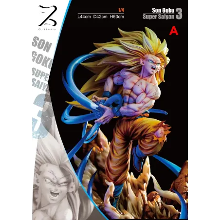 Dragon Ball Z Goku SSJ3 Kamehameha ZY Studio X Poker Monster Studio